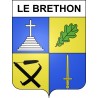 Stickers coat of arms Le Brethon adhesive sticker