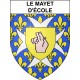 Le Mayet-d'École 03 ville sticker blason écusson autocollant adhésif