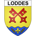 Loddes Sticker wappen, gelsenkirchen, augsburg, klebender aufkleber