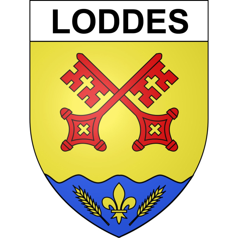 Loddes Sticker wappen, gelsenkirchen, augsburg, klebender aufkleber
