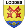 Loddes Sticker wappen, gelsenkirchen, augsburg, klebender aufkleber