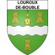 Stickers coat of arms Louroux-de-Bouble adhesive sticker