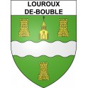 Louroux-de-Bouble 03 ville sticker blason écusson autocollant adhésif