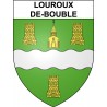 Adesivi stemma Louroux-de-Bouble adesivo