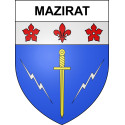 Adesivi stemma Mazirat adesivo