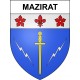 Mazirat 03 ville sticker blason écusson autocollant adhésif
