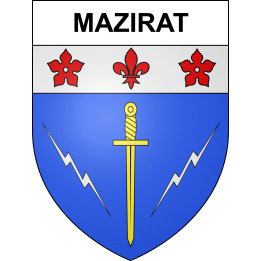 Mazirat Sticker wappen, gelsenkirchen, augsburg, klebender aufkleber