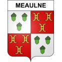 Meaulne 03 ville sticker blason écusson autocollant adhésif