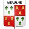 Stickers coat of arms Meaulne adhesive sticker