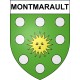 Stickers coat of arms Montmarault adhesive sticker