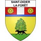 Pegatinas escudo de armas de Saint-Didier-la-Forêt adhesivo de la etiqueta engomada