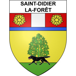 Saint-Didier-la-Forêt 03 ville sticker blason écusson autocollant adhésif