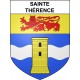 Sainte-Thérence 03 ville sticker blason écusson autocollant adhésif