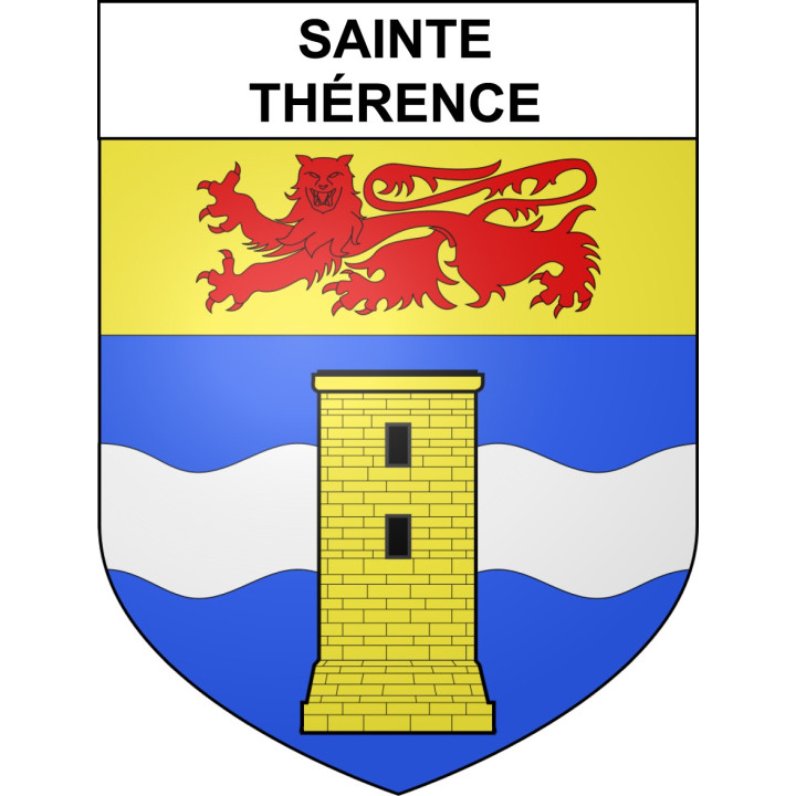 Stickers coat of arms Sainte-Thérence adhesive sticker