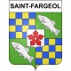 Stickers coat of arms Saint-Fargeol adhesive sticker