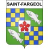 Stickers coat of arms Saint-Fargeol adhesive sticker