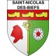 Saint-Nicolas-des-Biefs Sticker wappen, gelsenkirchen, augsburg, klebender aufkleber