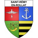 Saint-Rémy-en-Rollat Sticker wappen, gelsenkirchen, augsburg, klebender aufkleber