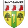 Saint-Sauvier 03 ville sticker blason écusson autocollant adhésif