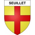 Seuillet 03 ville sticker blason écusson autocollant adhésif