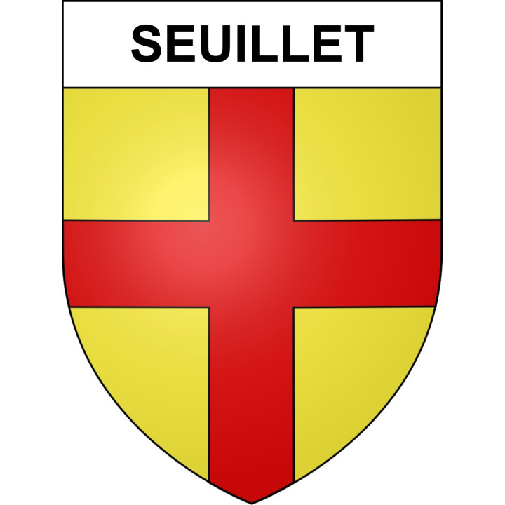 Stickers coat of arms Seuillet adhesive sticker