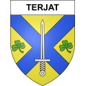 Stickers coat of arms Terjat adhesive sticker