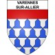 Pegatinas escudo de armas de Varennes-sur-Allier adhesivo de la etiqueta engomada