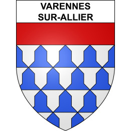 Varennes-sur-Allier 03 ville sticker blason écusson autocollant adhésif