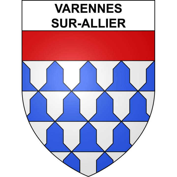 Varennes-sur-Allier Sticker wappen, gelsenkirchen, augsburg, klebender aufkleber