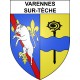 Adesivi stemma Varennes-sur-Tèche adesivo