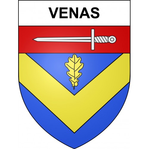 Pegatinas escudo de armas de Venas adhesivo de la etiqueta engomada