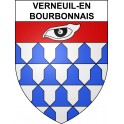 Verneuil-en-Bourbonnais Sticker wappen, gelsenkirchen, augsburg, klebender aufkleber