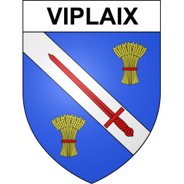 Pegatinas escudo de armas de Viplaix adhesivo de la etiqueta engomada