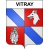 Pegatinas escudo de armas de Vitray adhesivo de la etiqueta engomada