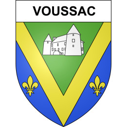 Stickers coat of arms Voussac adhesive sticker