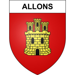 Allons 04 ville sticker blason écusson autocollant adhésif
