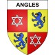 Angles 04 ville sticker blason écusson autocollant adhésif