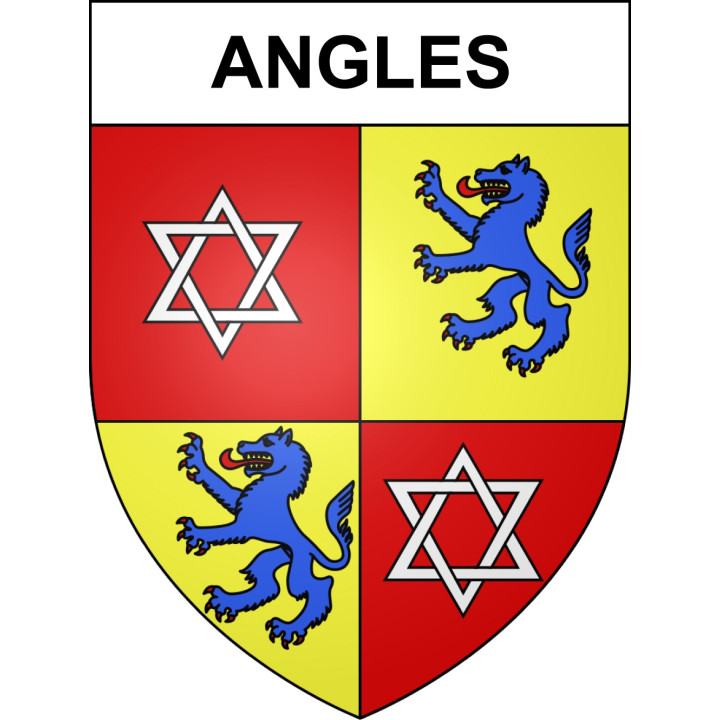 Angles 04 ville sticker blason écusson autocollant adhésif