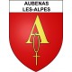 Stickers coat of arms Aubenas-les-Alpes adhesive sticker