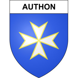 Stickers coat of arms Authon adhesive sticker