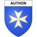 Stickers coat of arms Authon adhesive sticker