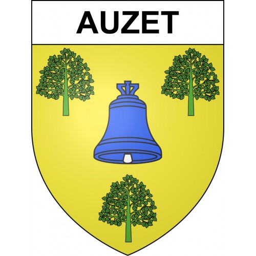 Stickers coat of arms Auzet adhesive sticker