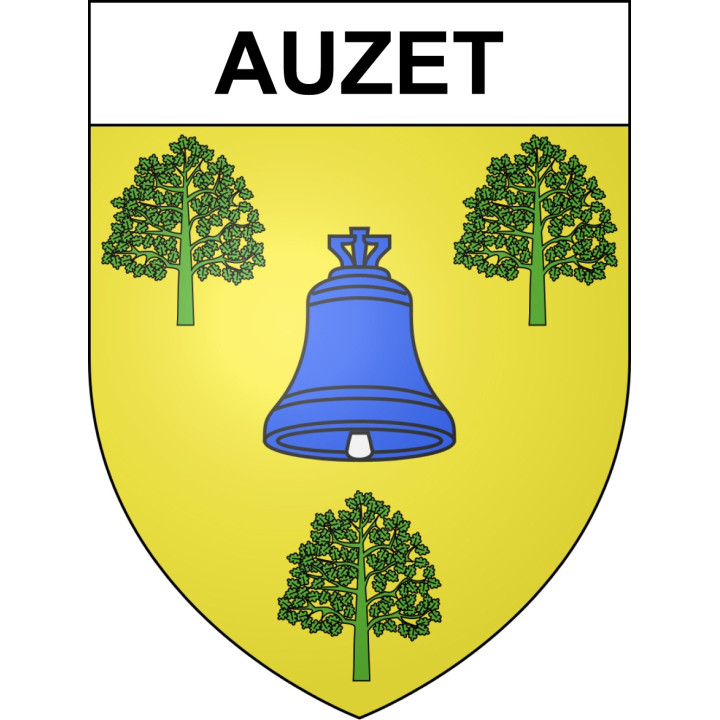 Stickers coat of arms Auzet adhesive sticker