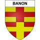 Banon 04 ville sticker blason écusson autocollant adhésif