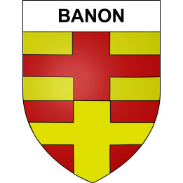 Banon Sticker wappen, gelsenkirchen, augsburg, klebender aufkleber