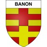 Banon 04 ville sticker blason écusson autocollant adhésif