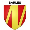 Stickers coat of arms Barles adhesive sticker