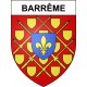 Barrême 04 ville sticker blason écusson autocollant adhésif