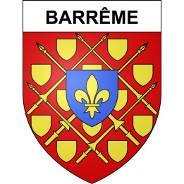 Barrême Sticker wappen, gelsenkirchen, augsburg, klebender aufkleber