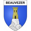 Stickers coat of arms Beauvezer adhesive sticker